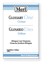 Merl Glossary One Cover